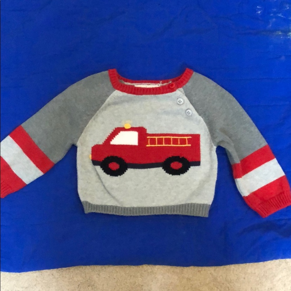 Zubel’s Fire truck sweater
